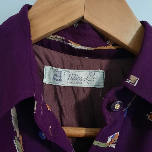 Vintage Patterned Dress - Picture 5 of 5